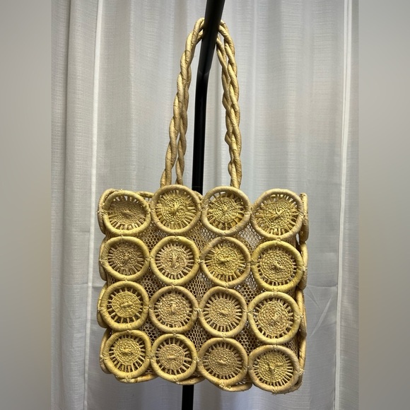 Madewell The Straw Catania Tote Bag in Desert Camel - Picture 1 of 6